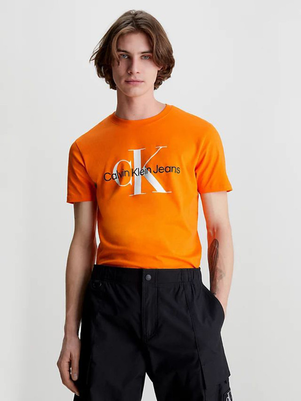 Calvin Klein Jeans Póló Narancssárga fotója