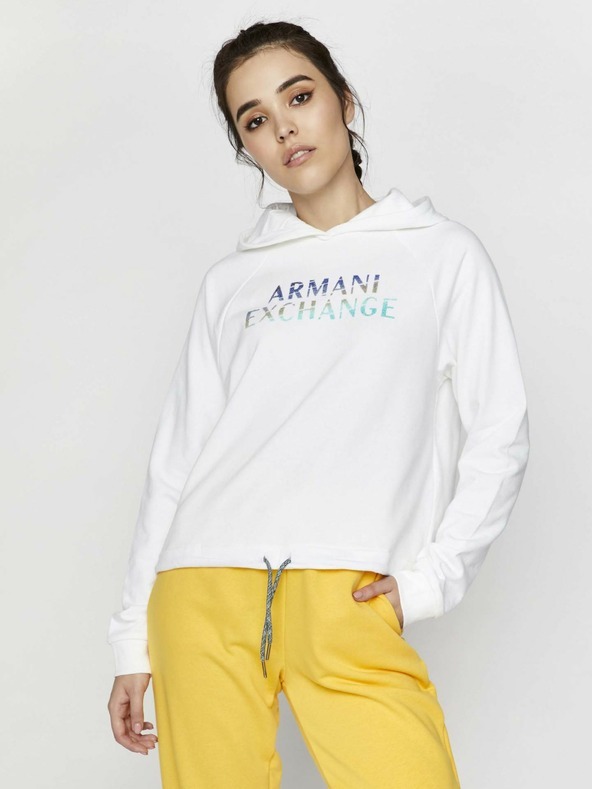 Armani Exchange Melegítő felső Fehér fotója