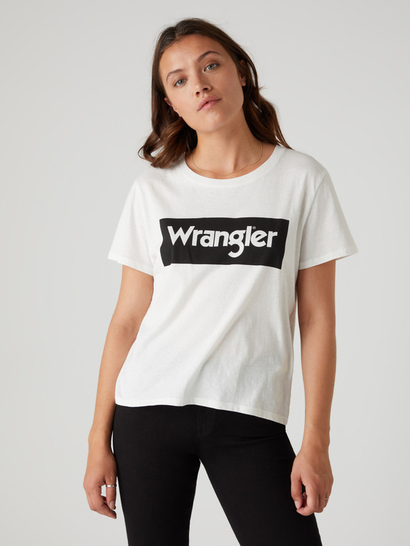 Wrangler Box Póló Fehér fotója