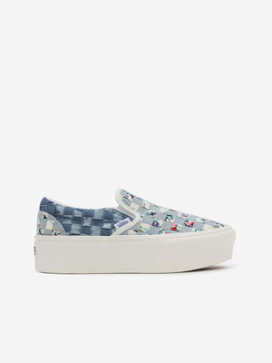 Vans Woven Classic Stackform Slip On Kék