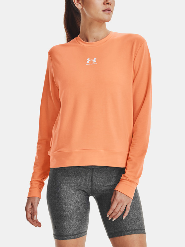 Under Armour Rival Terry Crew Póló Narancssárga fotója