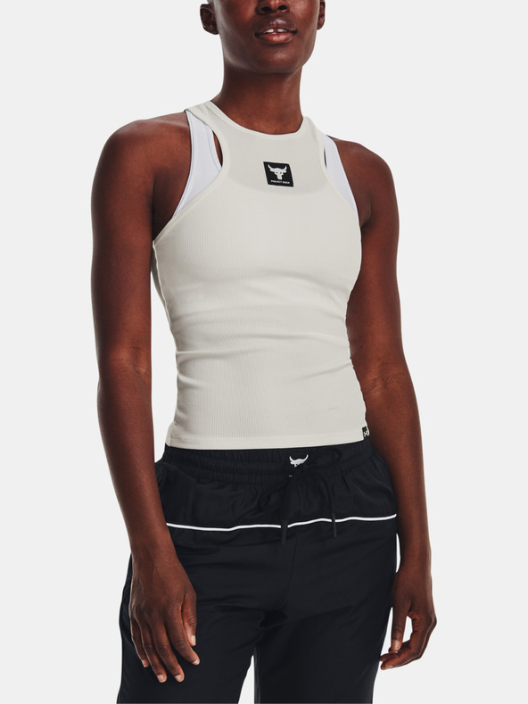 Under Armour Project Rock Rib Trikó Fehér << lejárt 815164 48 fotója