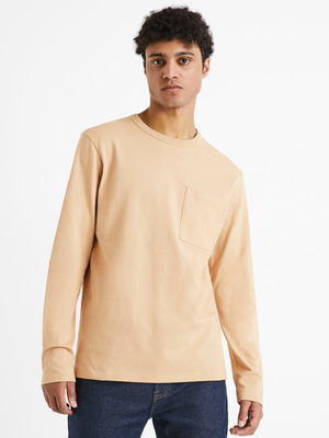 Celio Veboxml Póló Bézs