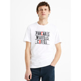 Celio Depancake Póló Fehér