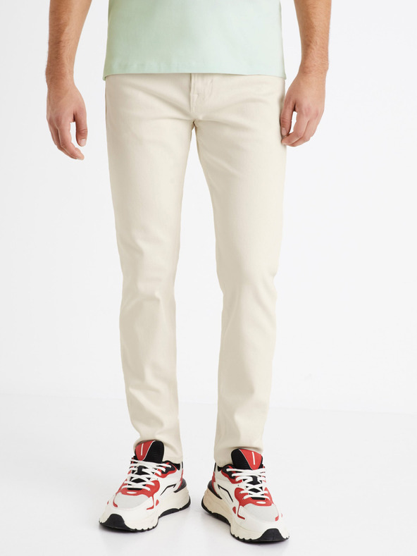 Celio C25 Dolasi Farmernadrág Fehér fotója