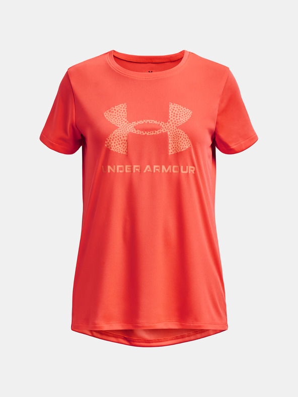 Under Armour Tech Solid Print Fill BL SSC Gyerek Póló Narancssárga fotója