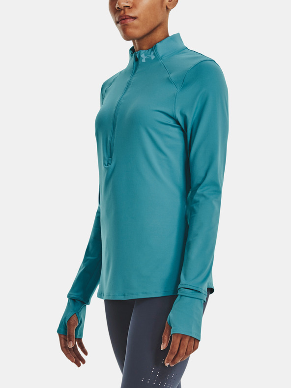 Under Armour UA Qualifier Run 2.0 1/2 Zip-BLU Póló Kék fotója