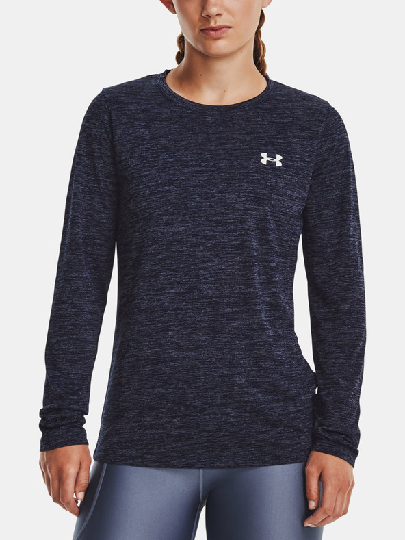 Under Armour Tech LS Crew Twist-NVY Póló Kék fotója