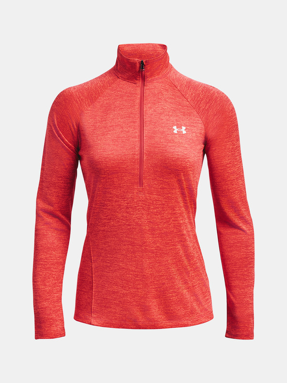 Under Armour Tech 1/2 Zip Twist Póló Piros fotója