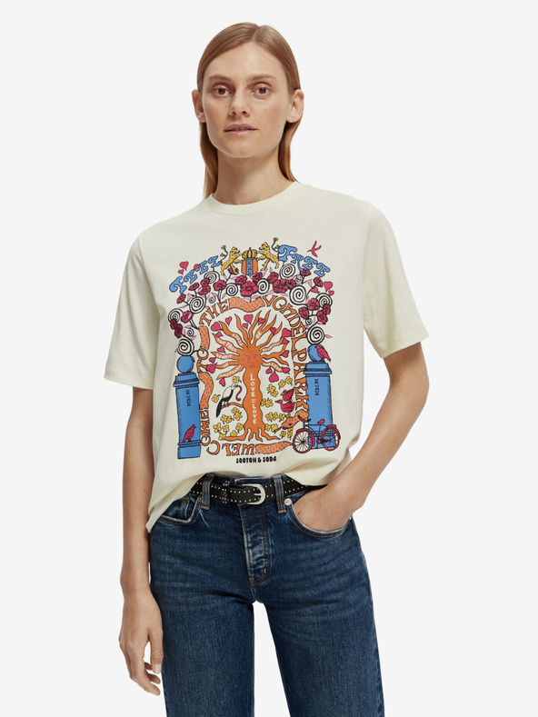 Scotch & Soda Póló Fehér fotója