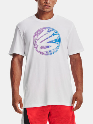 Under Armour Curry Gradient Hvyweight SS Póló Fehér