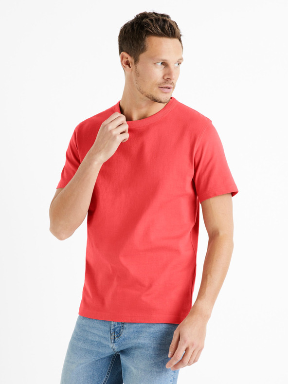 Celio Tebox Póló Piros fotója