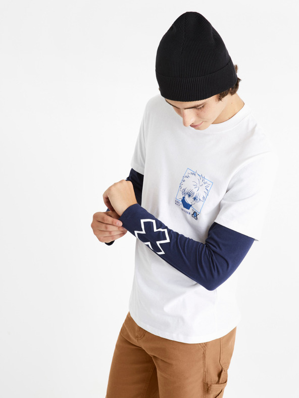 Celio Hunter x Hunter Póló Fehér fotója
