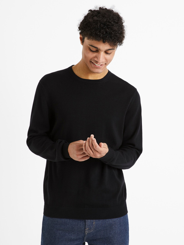 Celio Decoton Pulóver Fekete fotója