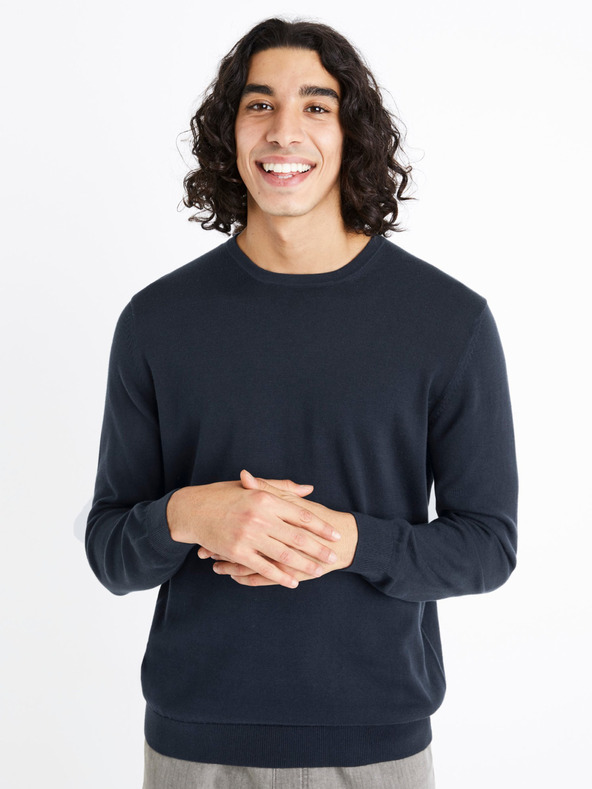 Celio Decoton Pulóver Kék fotója