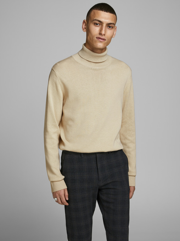 Jack & Jones Emil Pulóver Bézs fotója