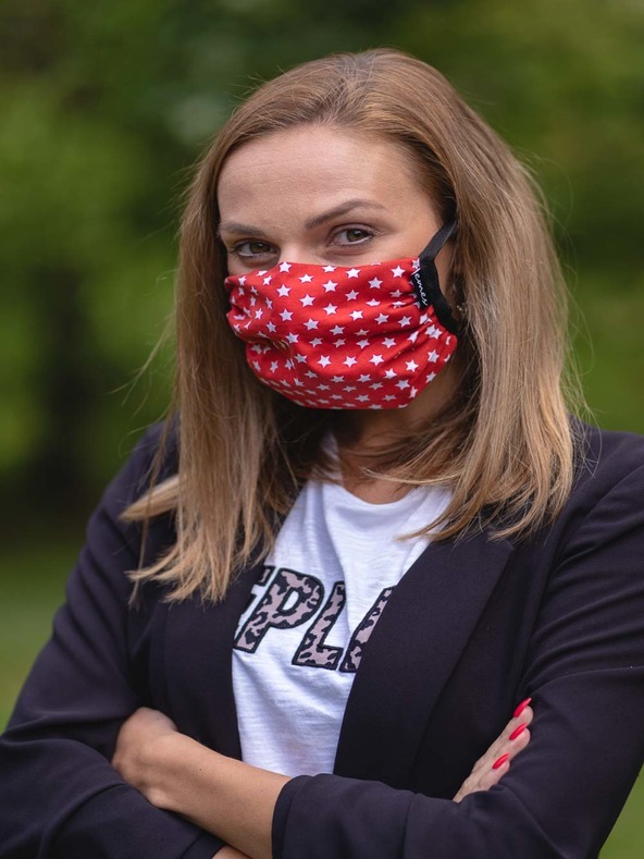 Emes Szájmaszk Piros fotója