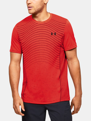 Under Armour Seamless Wave Póló Piros
