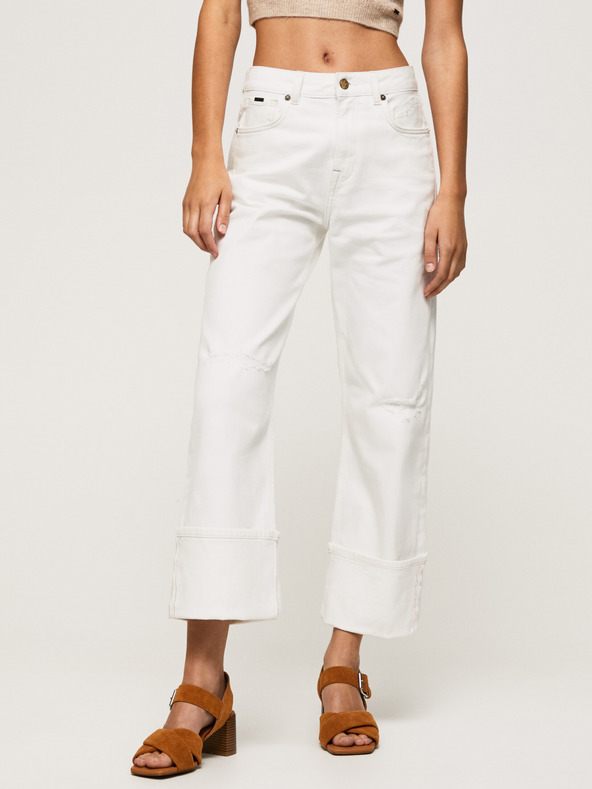 Pepe Jeans Farmernadrág Fehér fotója