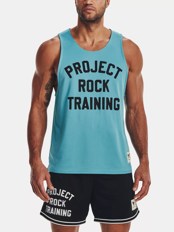 Under Armour Project Rock Trikó Kék fotója