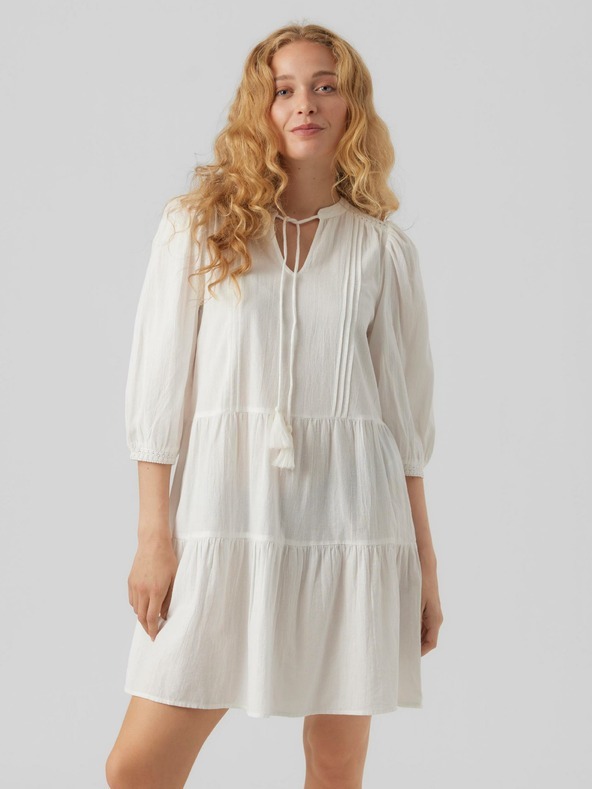 Vero Moda Pretty Ruha Fehér fotója