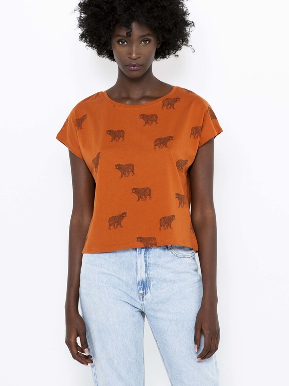 CAMAIEU Póló Narancssárga fotója