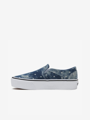 Vans Asher Platform Slip On Kék