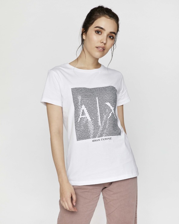 Armani Exchange Póló Fehér fotója