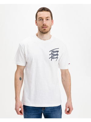 Tommy Jeans Repeat Script Póló Fehér