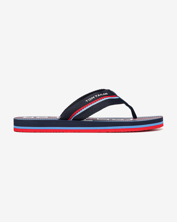Tom Tailor Strandpapucs Kék Piros fotója