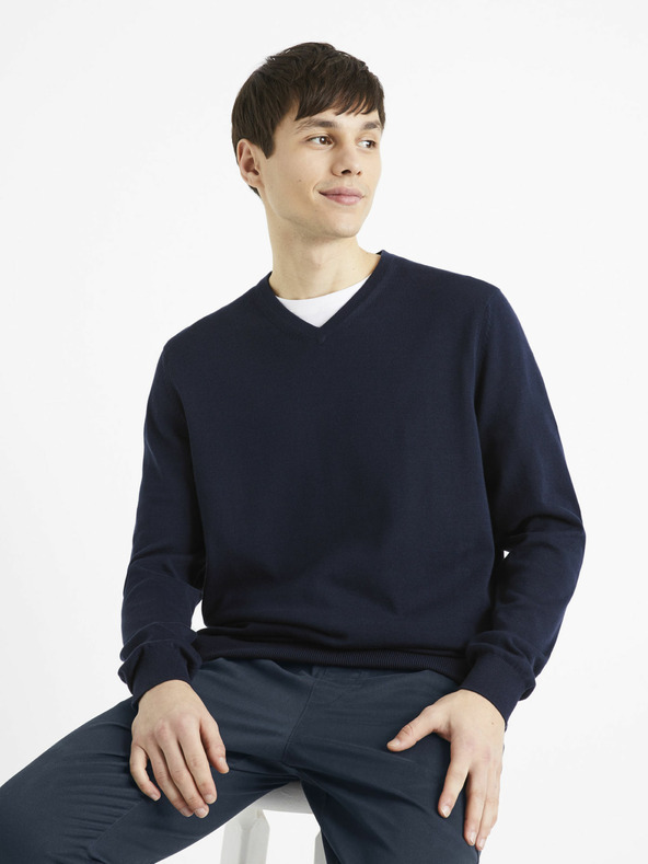 Celio Decotonv Pulóver Kék fotója