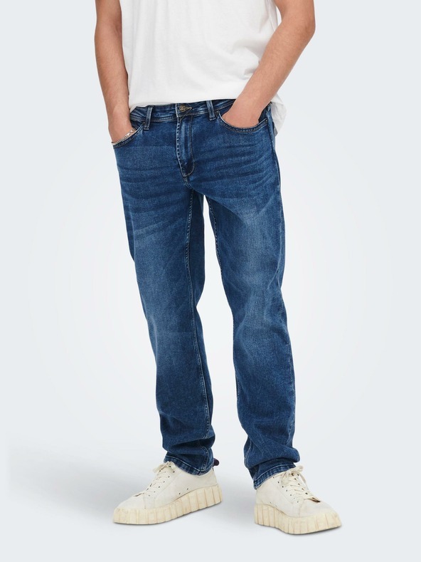 ONLY & SONS Weft Farmernadrág Kék fotója