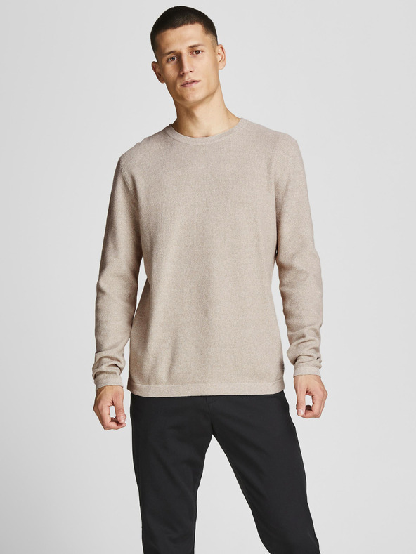 Jack & Jones Gustav Pulóver Bézs fotója