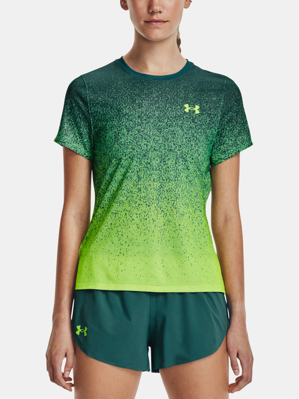 Under Armour Rush Cicada Póló Zöld fotója