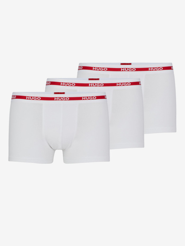 BOSS 3 db-os Boxeralsó szett Fehér fotója