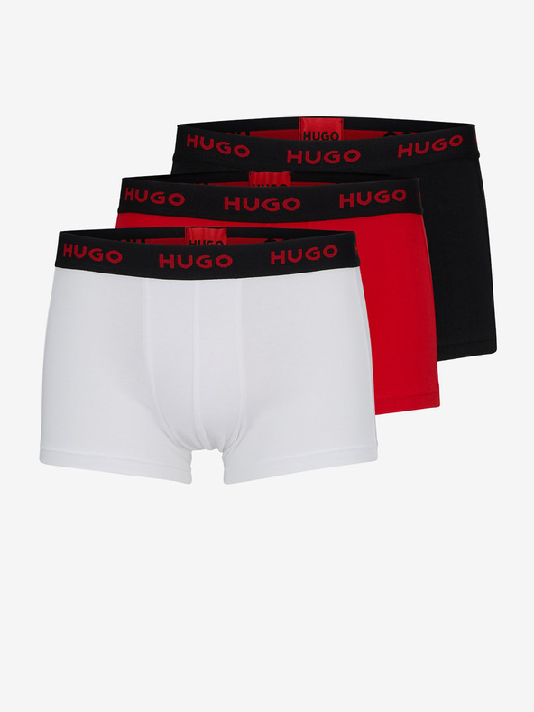 BOSS 3 db-os Boxeralsó szett Piros fotója