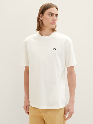 Tom Tailor Denim Póló Fehér