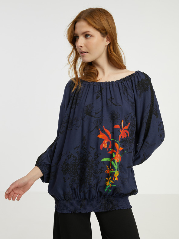 Desigual Blúz Kék fotója