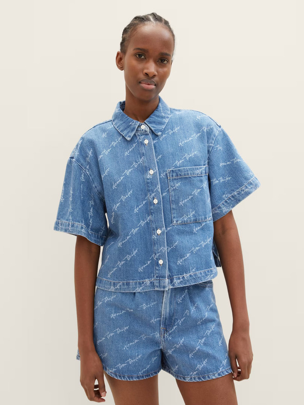 Tom Tailor Denim Ing Kék fotója
