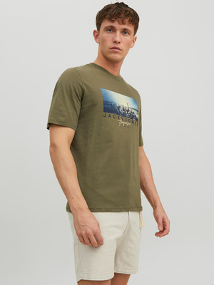 Jack & Jones Splash Póló Zöld