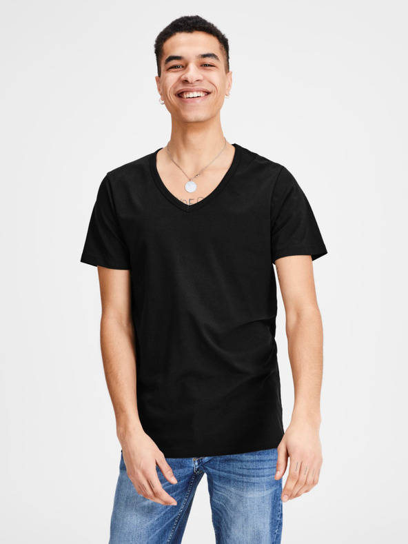Jack & Jones Basic Póló Fekete fotója