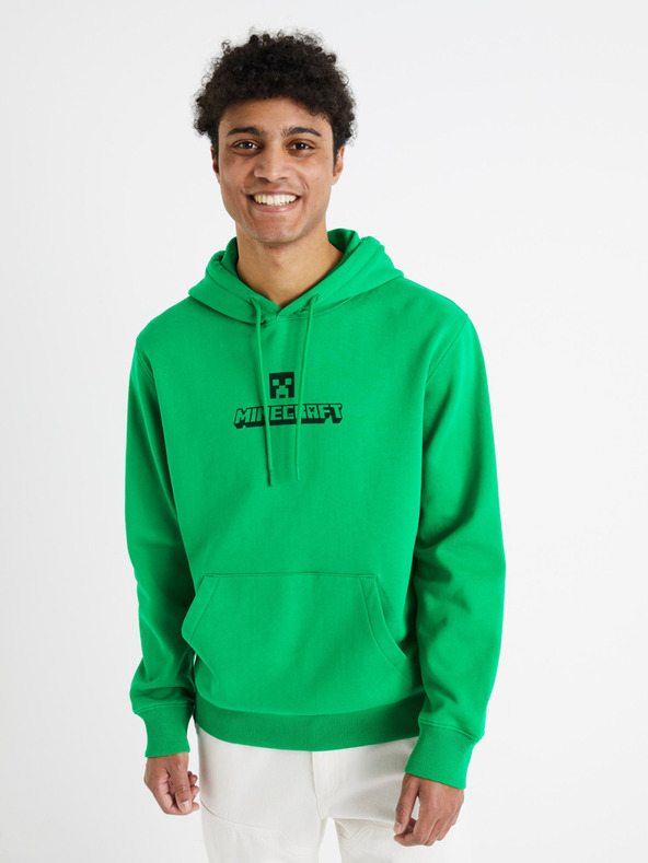 Celio Minecraft Melegítő felső Zöld fotója