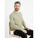 Celio Dereveur Pulóver Zöld