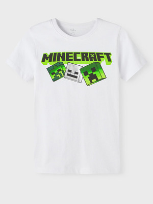 name it Minecraft Gyerek Póló Fehér