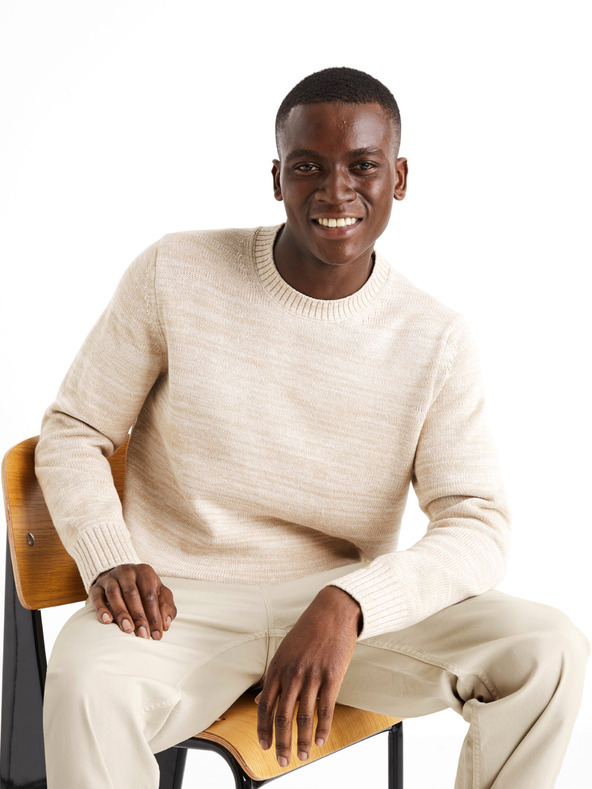 Celio Denton Pulóver Bézs fotója