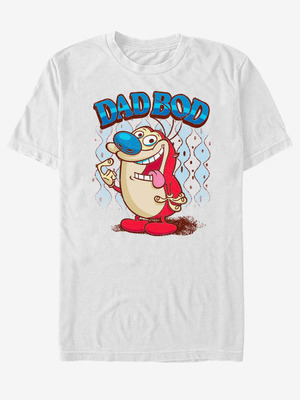 ZOOT.Fan Nickelodeon Stimpy Bod Póló Fehér