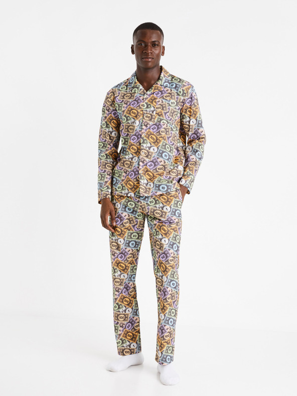 Celio Monopoly Pizsama Barna fotója
