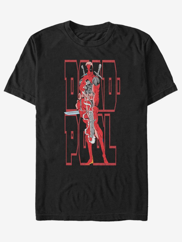 ZOOT.Fan Marvel Deadpool Issues Póló Fekete fotója