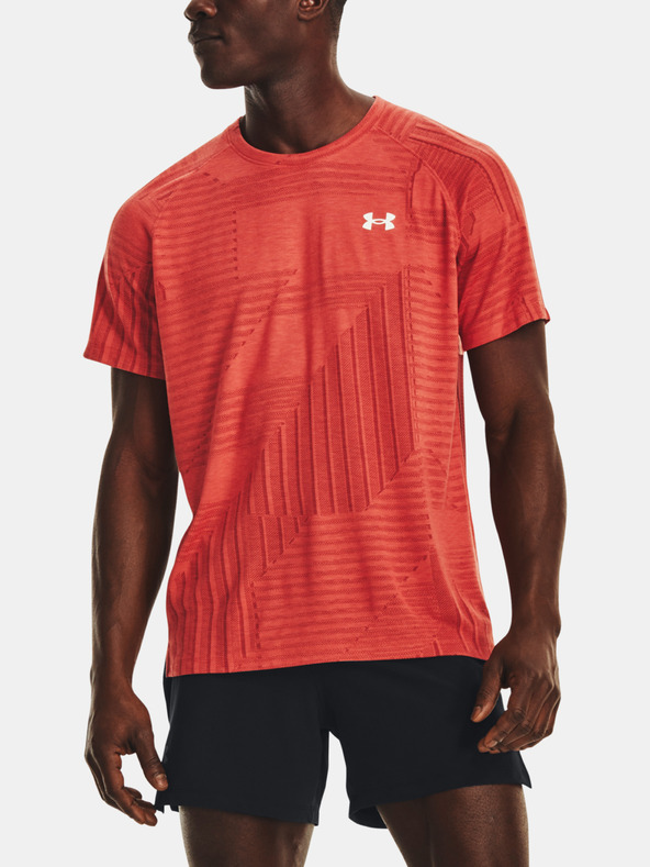 Under Armour Streaker Póló Piros fotója