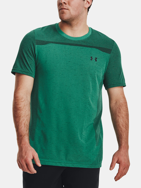 Under Armour Seamless Póló Zöld fotója